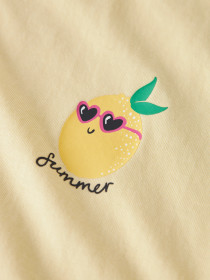 NAME IT T-shirt Varutti Double Cream Summer Lemon